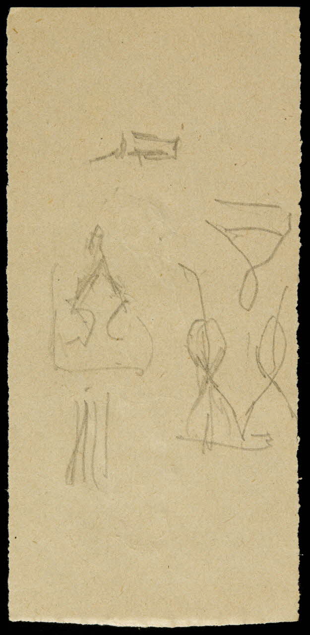 partie d'un ensemble de dessins Esquisses 1968.102.2681.7 Photo Mucem