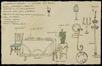 partie d'un ensemble de dessins Starley et Floria 1968.102.2695.2  Photo Mucem