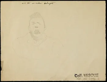 partie d'un ensemble de dessins Couple avec costumes 1968.102.2696.2 Photo Mucem