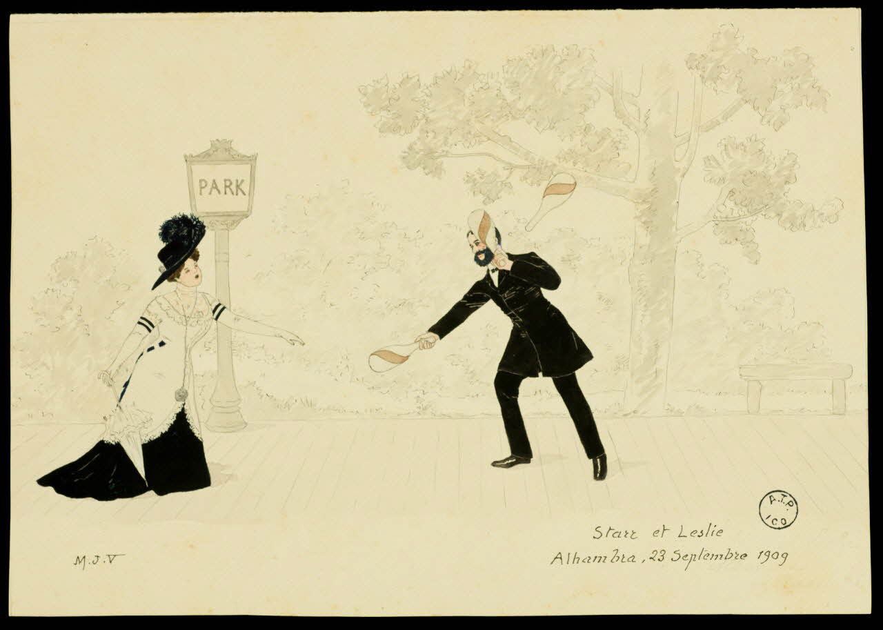 partie d'un ensemble de dessins Starr et Leslie 1968.102.2696.3 Photo Mucem