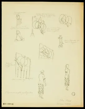 partie d'un ensemble de dessins Felia Star 1968.102.2697 Photo Mucem