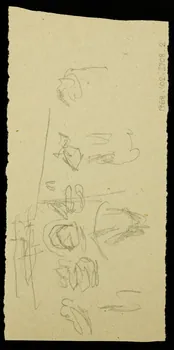 partie d'un ensemble de dessins Les Alezans 1968.102.2708.2  Photo Mucem