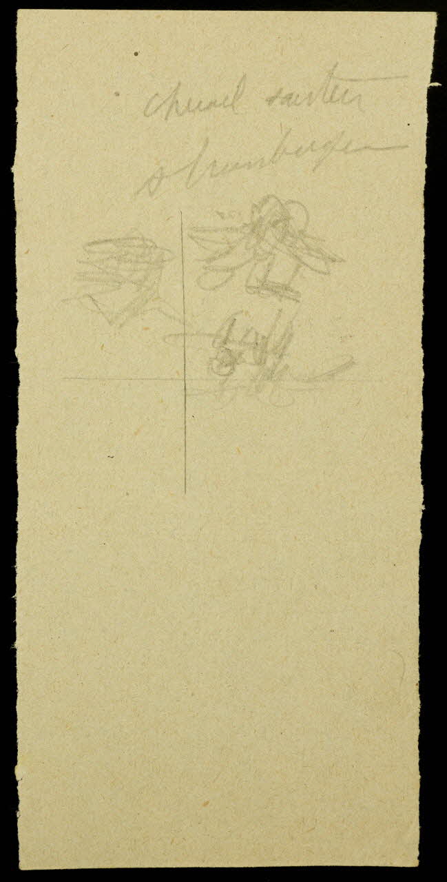 partie d'un ensemble de dessins Cheval sauteur  Strassburger 1968.102.2709.4 Photo Mucem