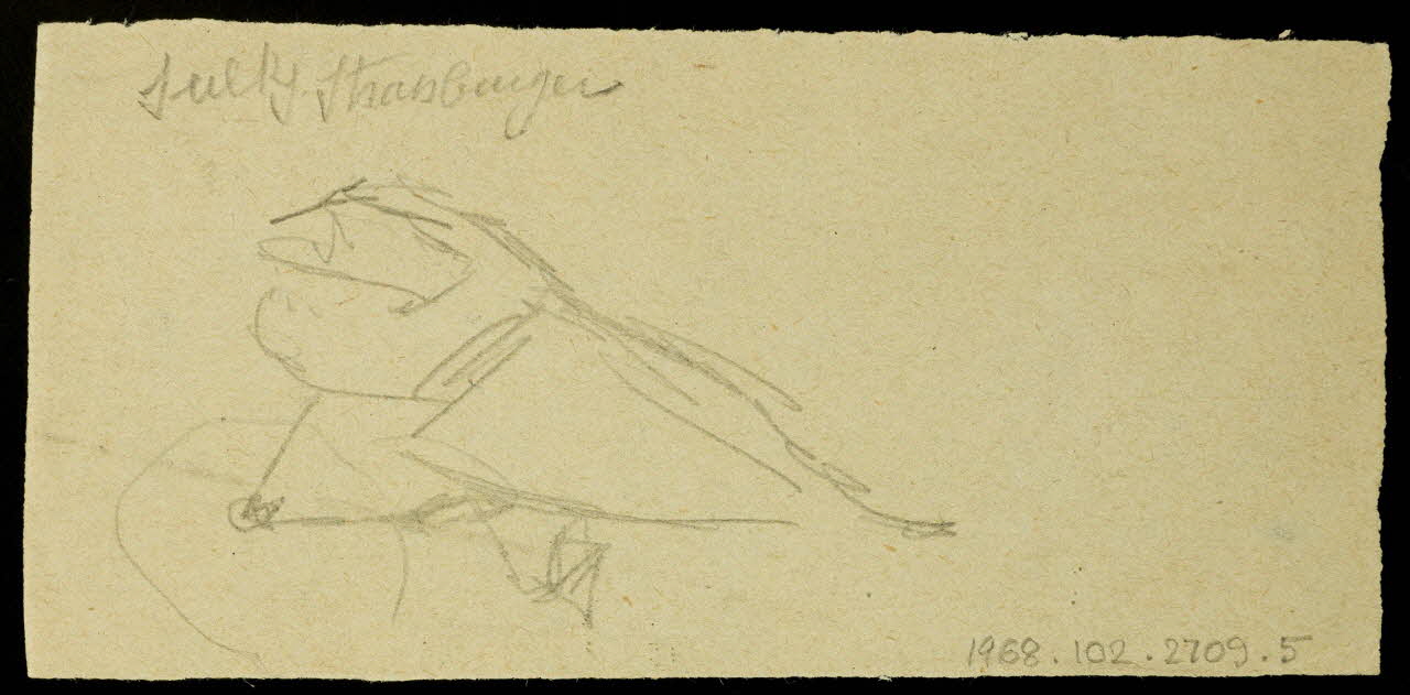 partie d'un ensemble de dessins Sully Strassburger 1968.102.2709.5 Photo Mucem