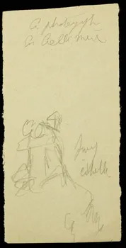 partie d'un ensemble de dessins Ebauche de figure 1968.102.2709.6 Photo Mucem