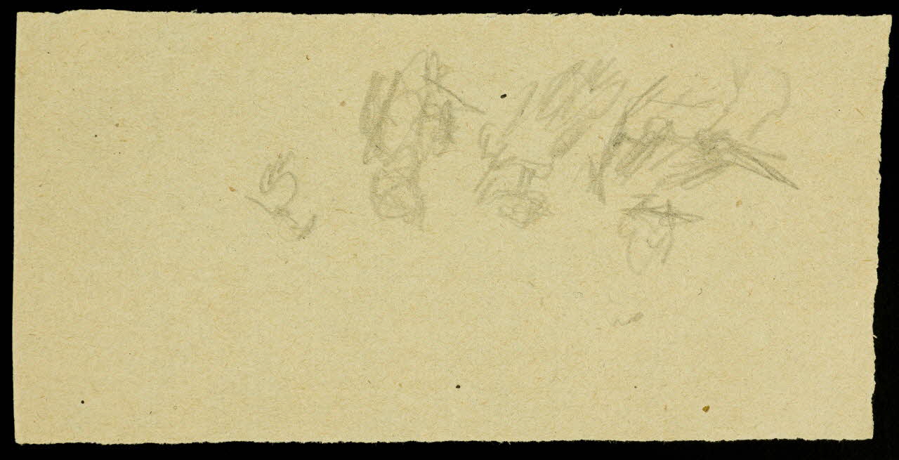 partie d'un ensemble de dessins Ebauche de dessin 1968.102.2710.5 Photo Mucem