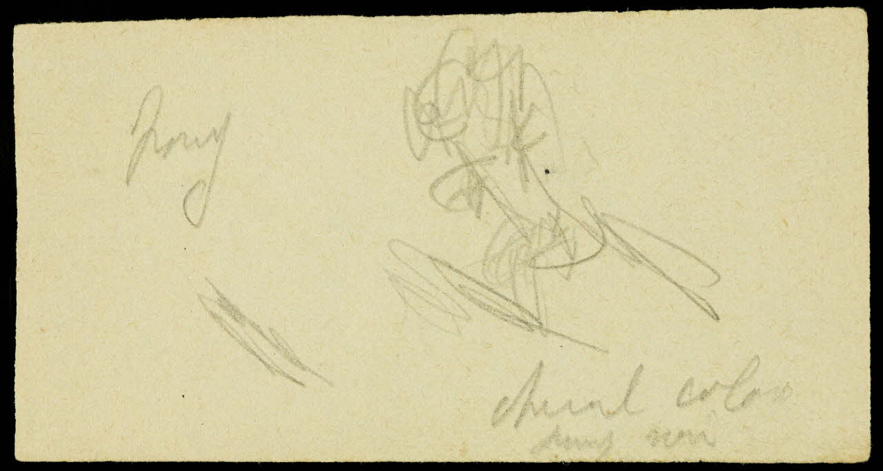 partie d'un ensemble de dessins Ebauche de dessin 1968.102.2710.6 Photo Mucem