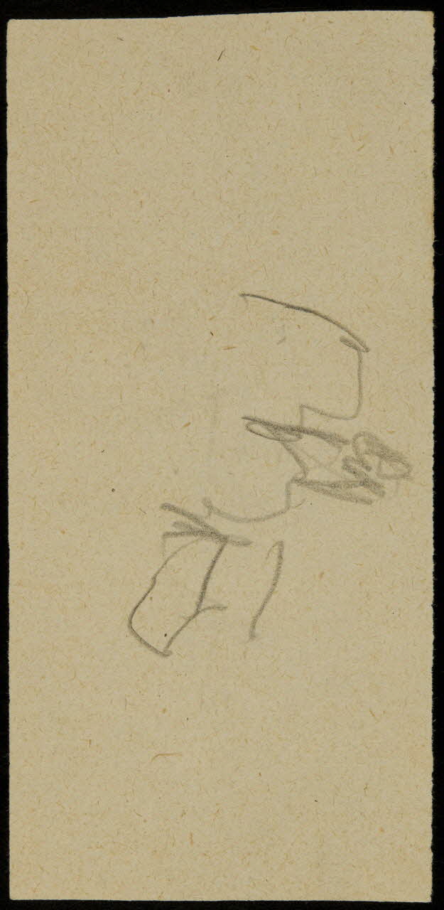 partie d'un ensemble de dessins Ebauche de dessin 1968.102.2711.10 Photo Mucem