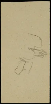 partie d'un ensemble de dessins Ebauche de dessin 1968.102.2711.10 Photo Mucem