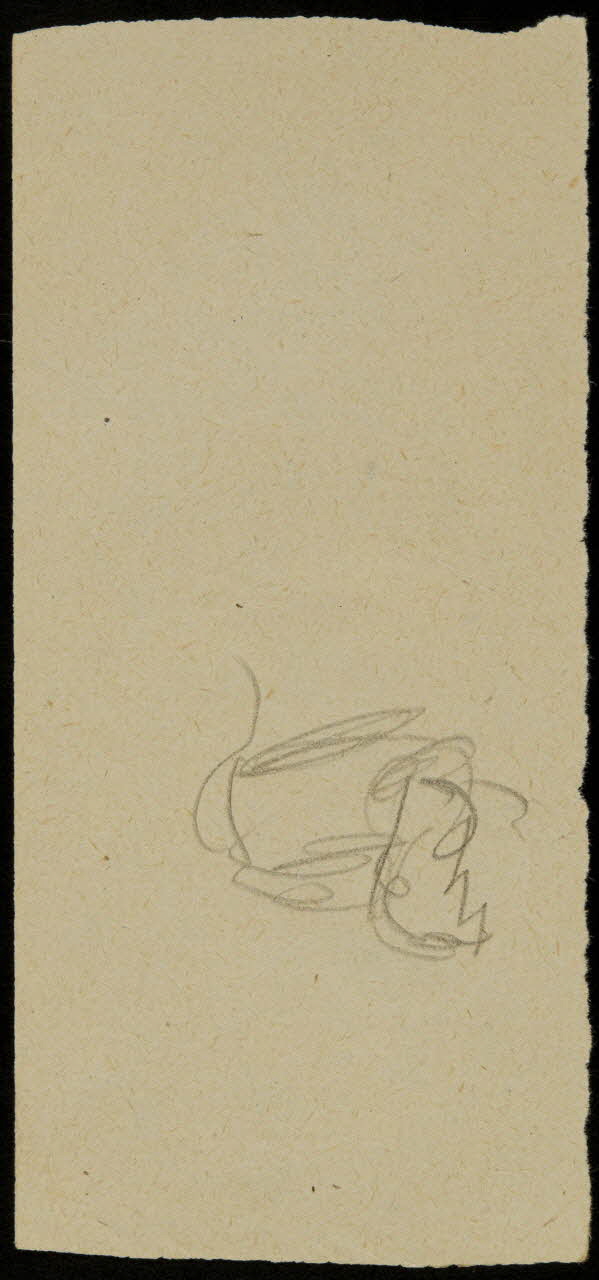 partie d'un ensemble de dessins Ebauche de dessin 1968.102.2711.12 Photo Mucem