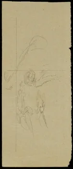 partie d'un ensemble de dessins Ebauche de dessin 1968.102.2711.2 Photo Mucem