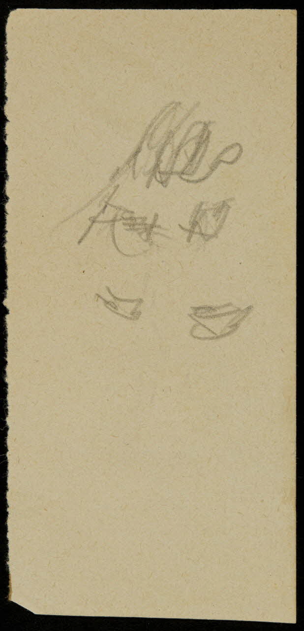 partie d'un ensemble de dessins Ebauche de dessin 1968.102.2711.3 Photo Mucem