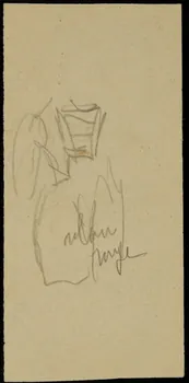 partie d'un ensemble de dessins Ebauche de dessin 1968.102.2711.9 Photo Mucem