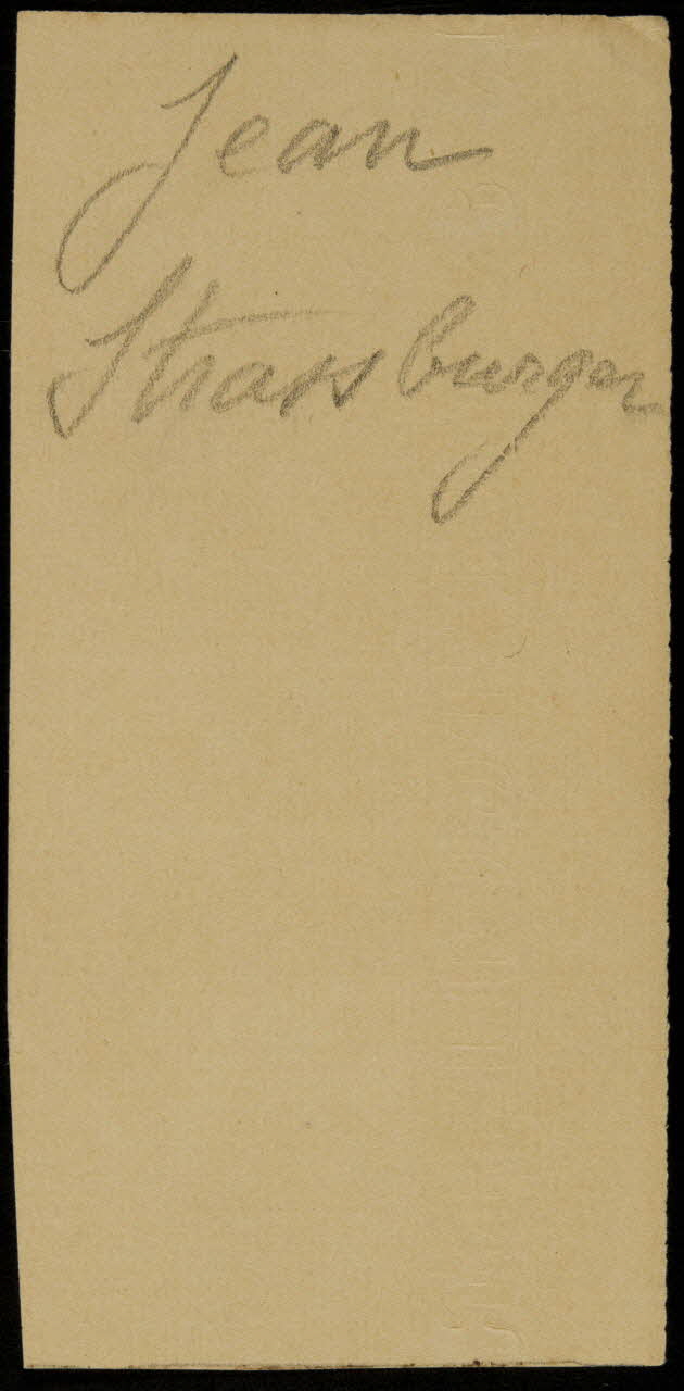 partie d'un ensemble de dessins Jean  Strassburger 1968.102.2712.1 Photo Mucem