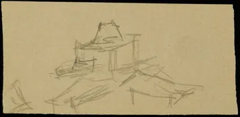 partie d'un ensemble de dessins Ebauche de dessin 1968.102.2712.11 Photo Mucem