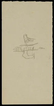 partie d'un ensemble de dessins Ebauche de dessin 1968.102.2712.5 Photo Mucem