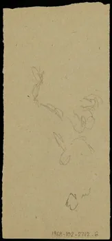partie d'un ensemble de dessins Ebauche de dessin 1968.102.2712.6 Photo Mucem