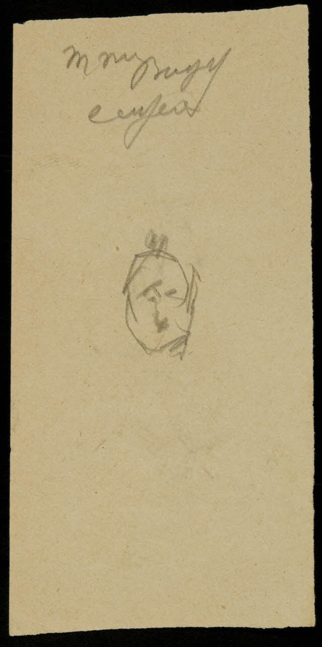 partie d'un ensemble de dessins Ebauche de dessin 1968.102.2712.8 Photo Mucem