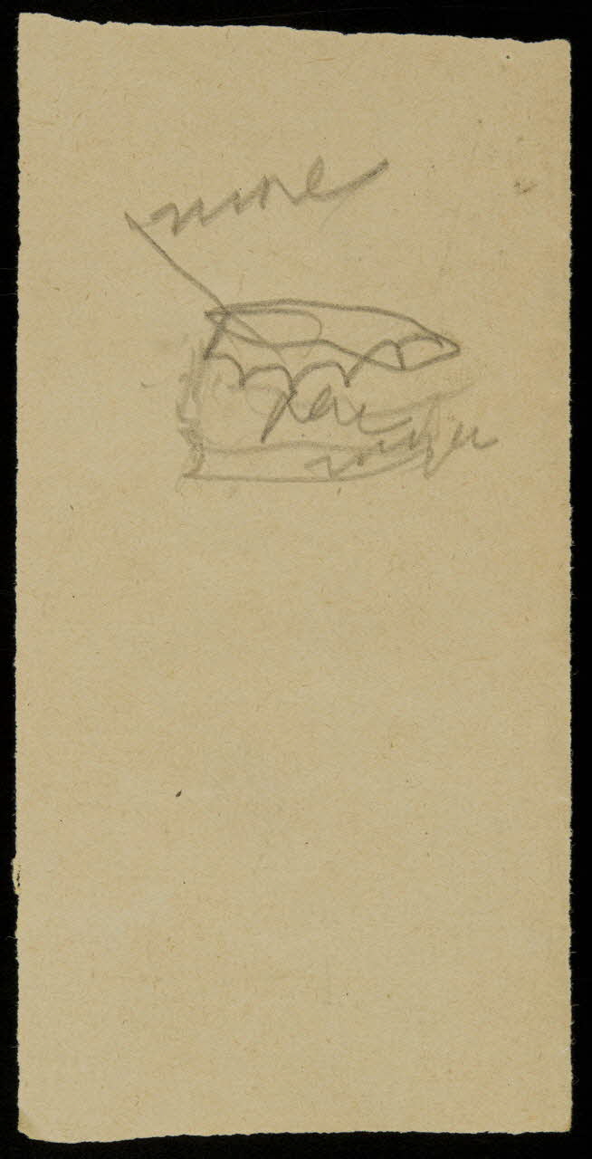 partie d'un ensemble de dessins Ebauche de dessin 1968.102.2712.9 Photo Mucem