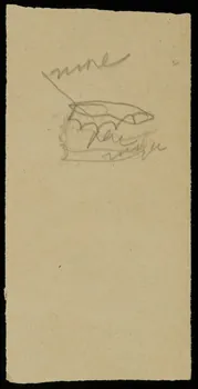partie d'un ensemble de dessins Ebauche de dessin 1968.102.2712.9 Photo Mucem