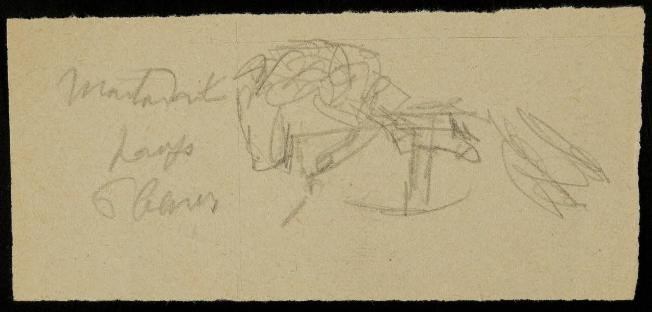 partie d'un ensemble de dessins Cheval 1968.102.2713.10 Photo Mucem