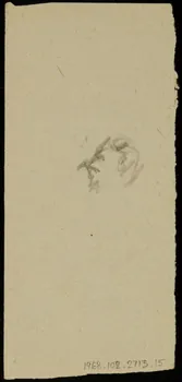 partie d'un ensemble de dessins Ebauche de dessin 1968.102.2713.15 Photo Mucem