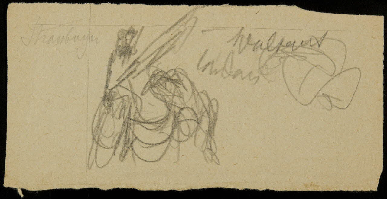 partie d'un ensemble de dessins Strassburger 1968.102.2713.17 Photo Mucem