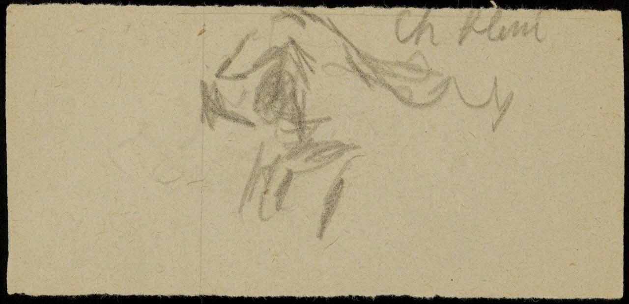 partie d'un ensemble de dessins Ebauche de dessin 1968.102.2713.19 Photo Mucem