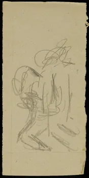 partie d'un ensemble de dessins Ebauche de dessin 1968.102.2713.23 Photo Mucem