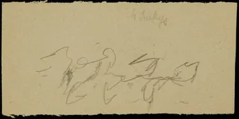 partie d'un ensemble de dessins Ebauche de dessin 1968.102.2713.28 Photo Mucem