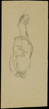 partie d'un ensemble de dessins Ebauche de dessin 1968.102.2713.4 Photo Mucem