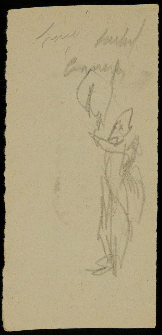 partie d'un ensemble de dessins Ebauche de dessin 1968.102.2713.5 Photo Mucem