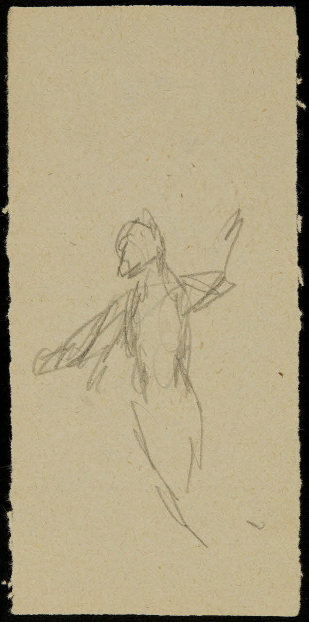 partie d'un ensemble de dessins Ebauche de dessin 1968.102.2713.6 Photo Mucem