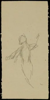 partie d'un ensemble de dessins Ebauche de dessin 1968.102.2713.6 Photo Mucem