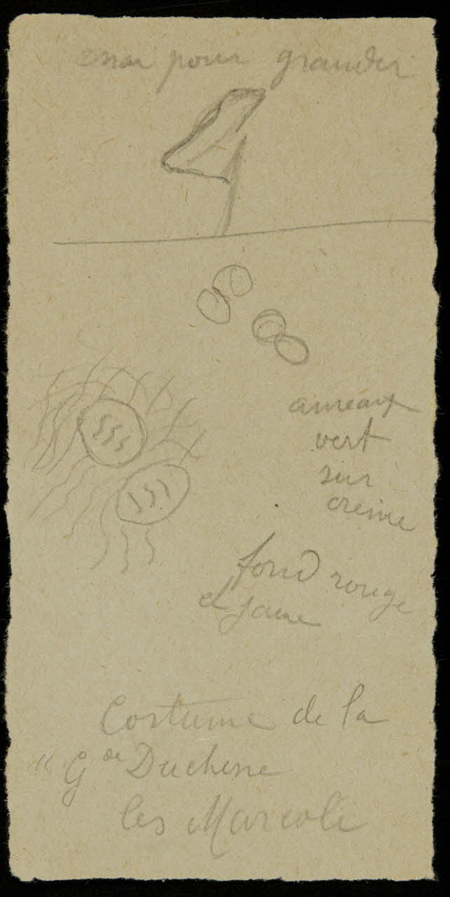 partie d'un ensemble de dessins Les Talias 1968.102.2728.3 Photo Mucem