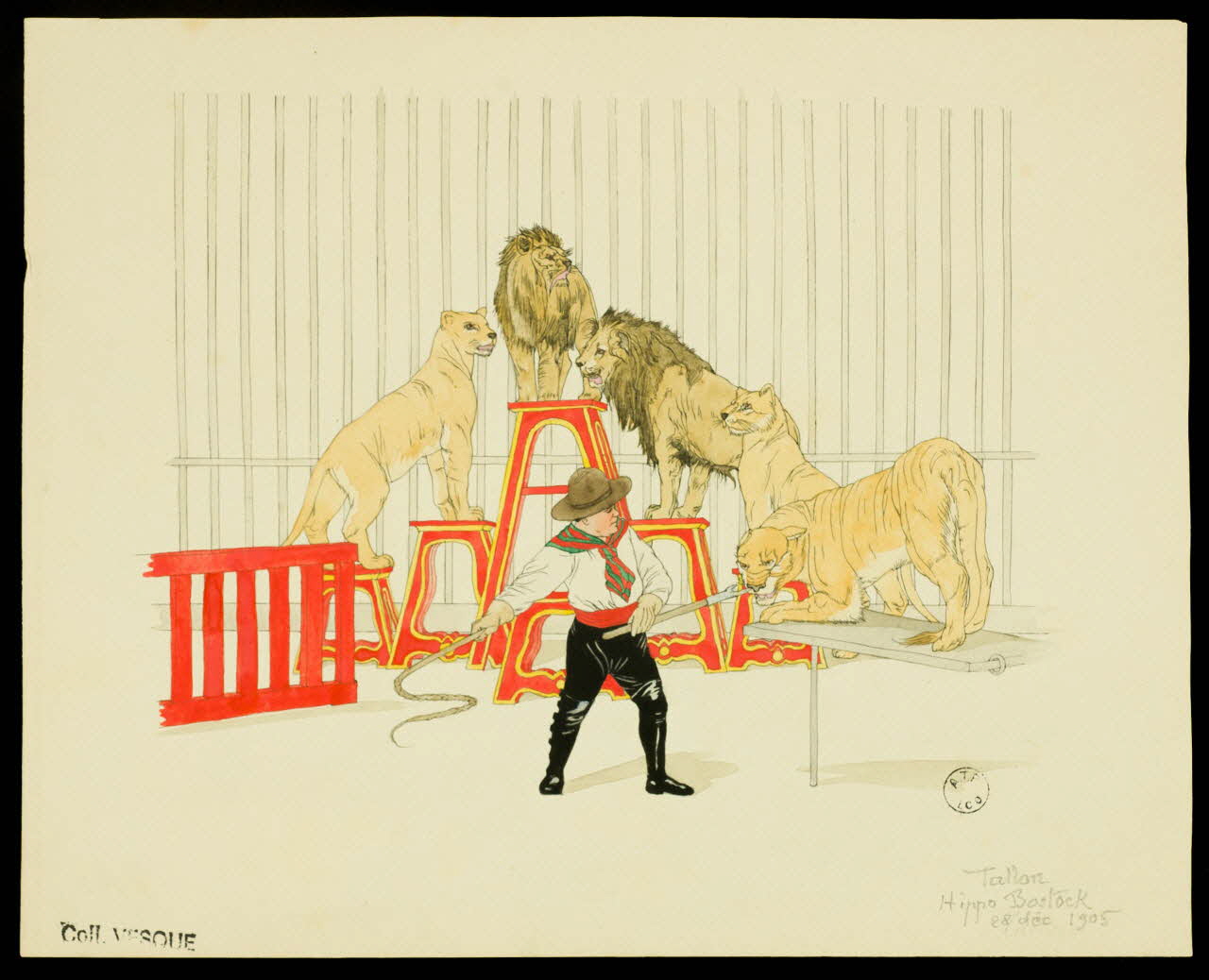 partie d'un ensemble de dessins Tallon 1968.102.2730 Photo Mucem