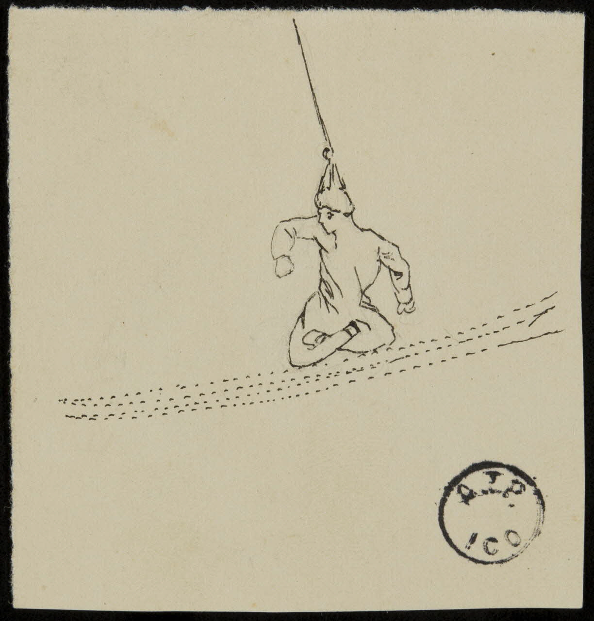 partie d'un ensemble de dessins Tchin Maa 1968.102.2738.1 Photo Mucem