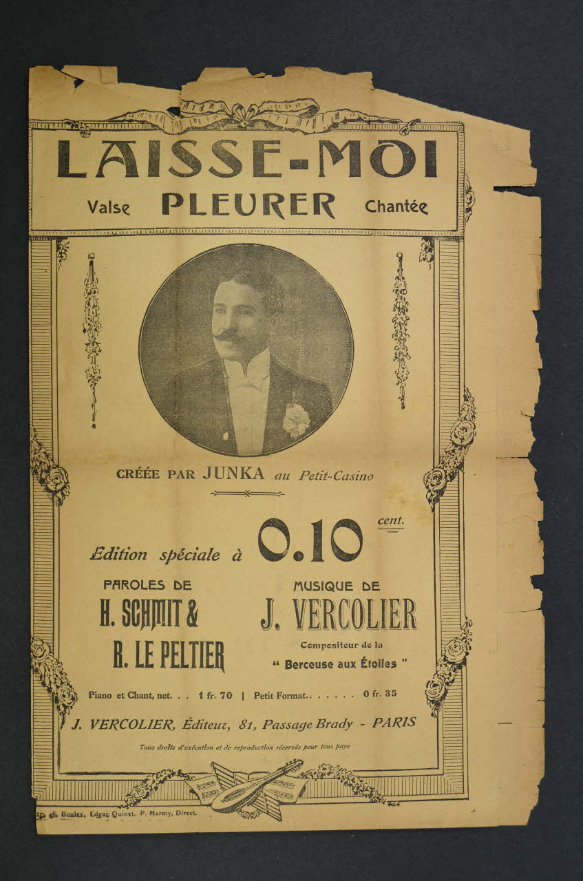 chanson petit format 1965.152.74.2 Photo Mucem