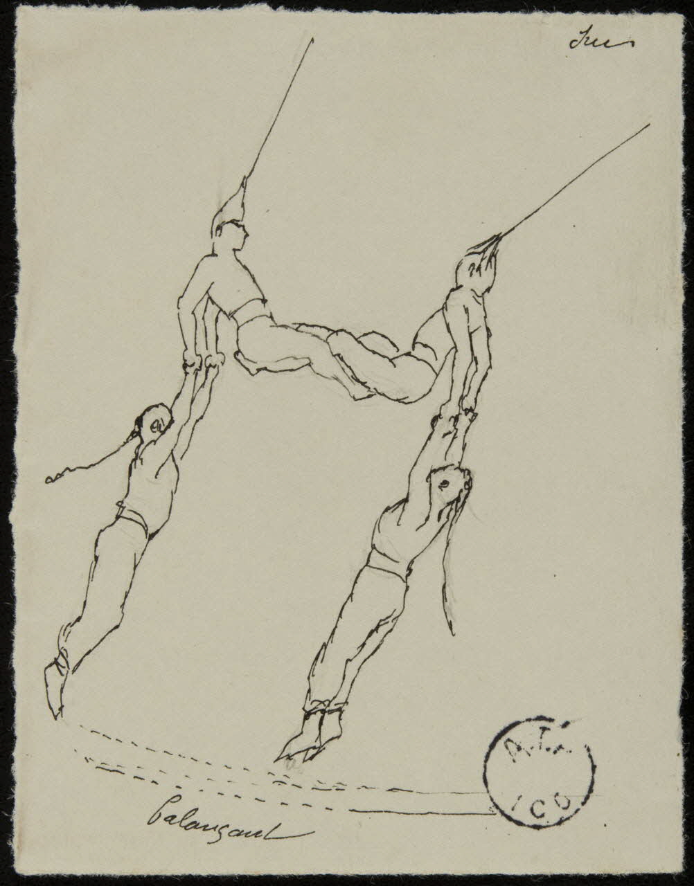 partie d'un ensemble de dessins balaçant 1968.102.2738.8 Photo Mucem