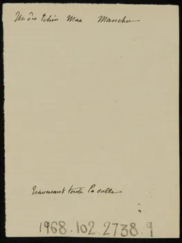 partie d'un ensemble de dessins Un des tchin Maa 1968.102.2738.9 Photo Mucem