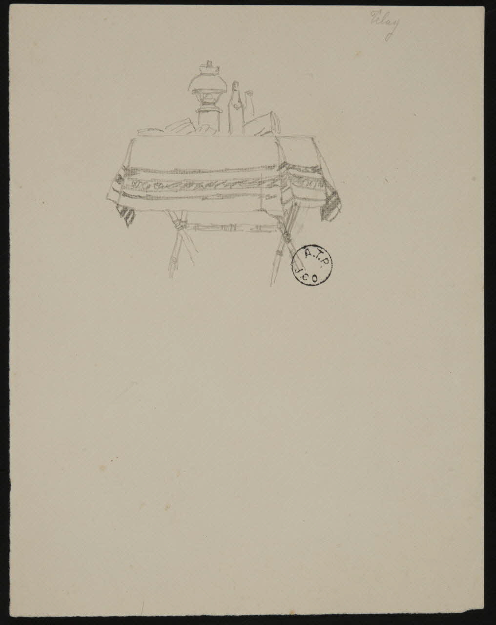 partie d'un ensemble de dessins Telag 1968.102.2740.2 Photo Mucem