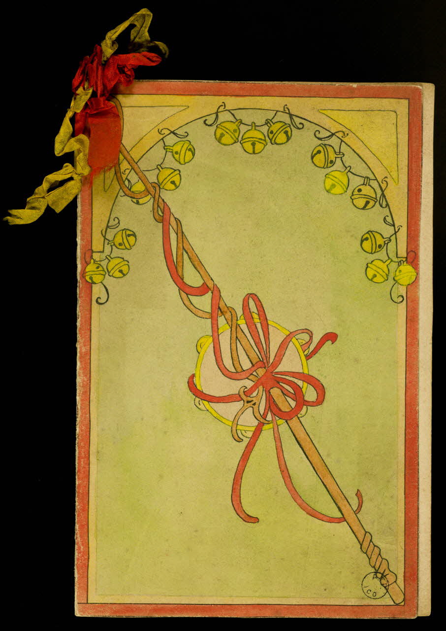 partie d'un ensemble de dessins Carte postale et clochettes 1968.102.2741.60 Photo Mucem