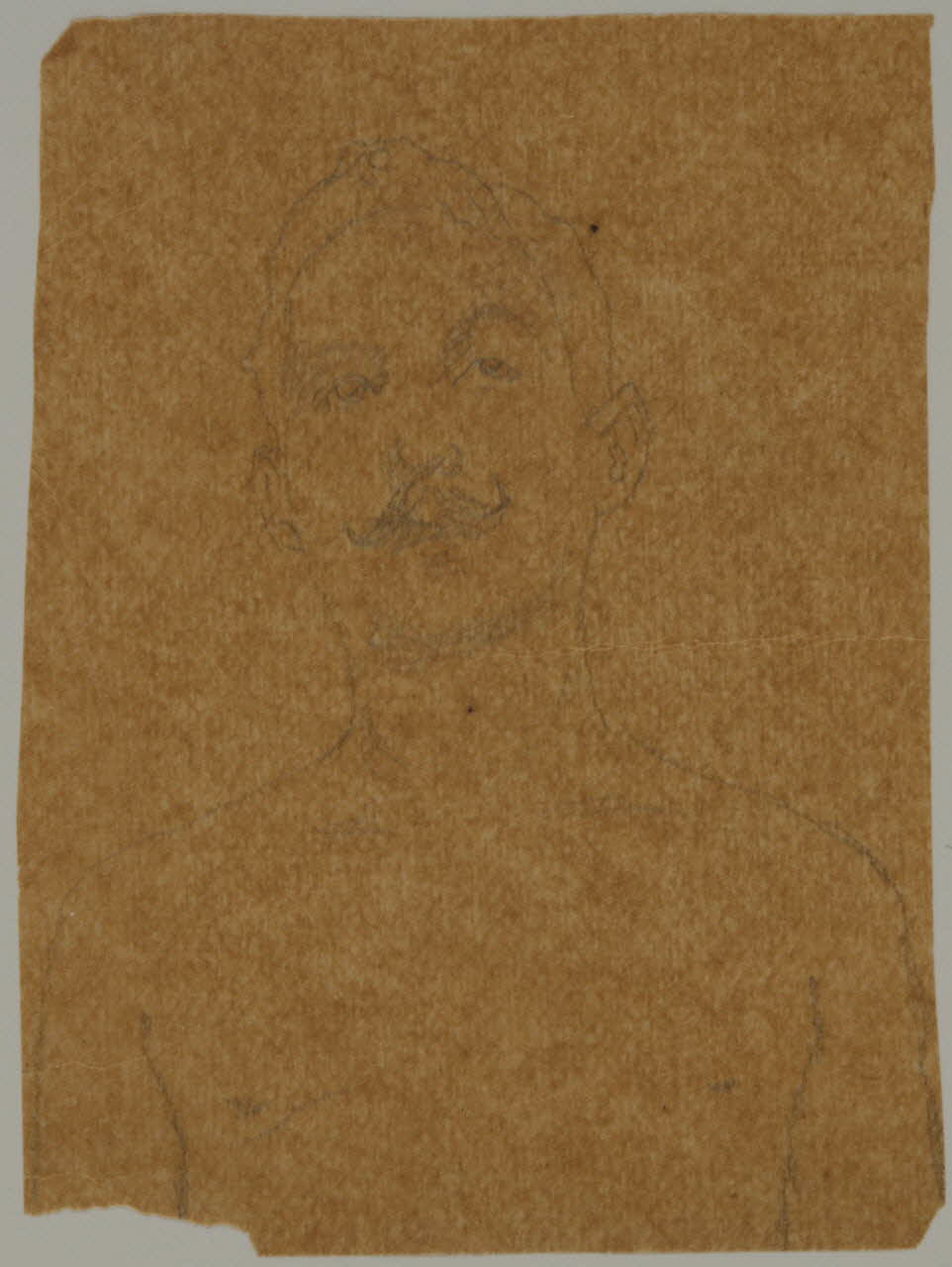 partie d'un ensemble de dessins Portrait d'homme 1968.102.2743.6 Photo Mucem