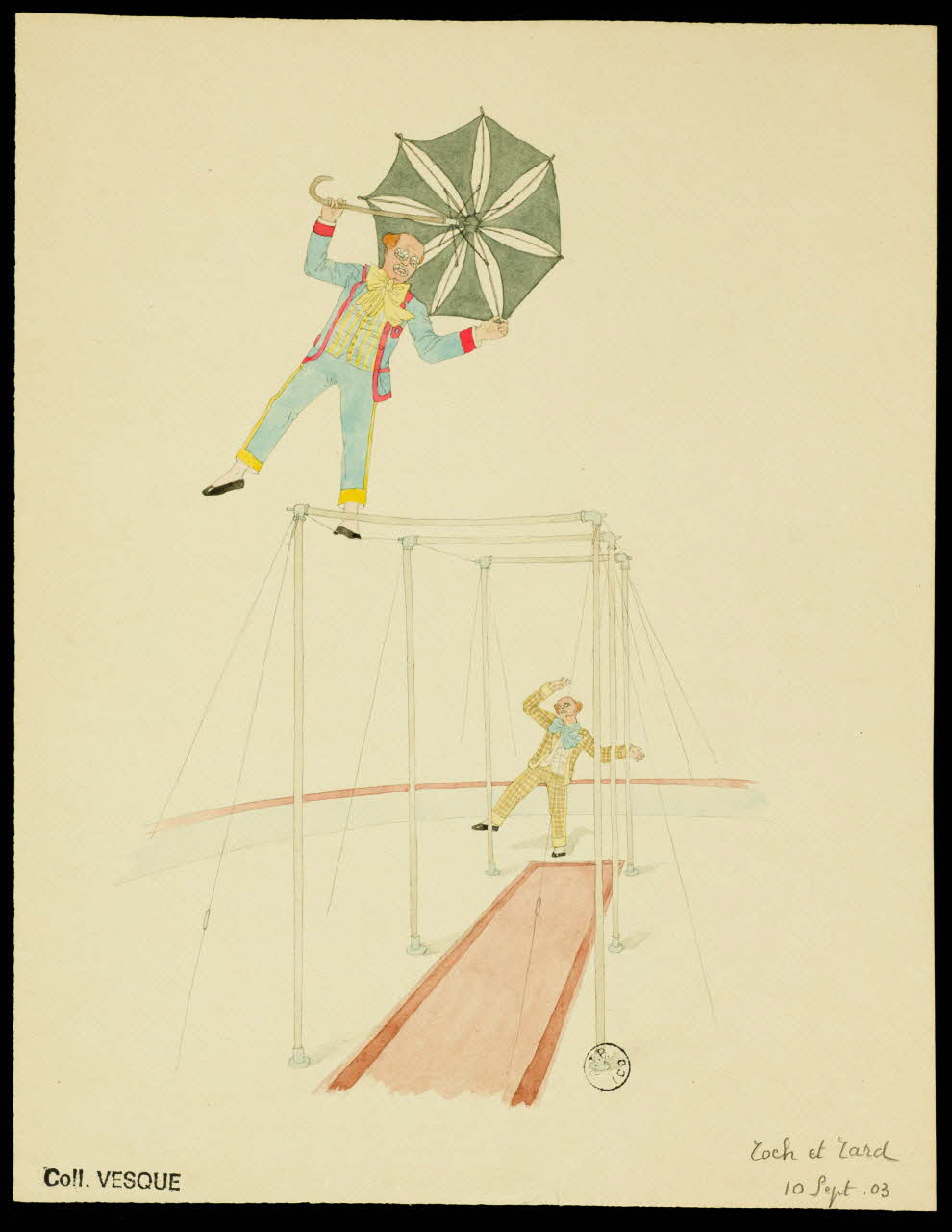 partie d'un ensemble de dessins Toch et tard 1968.102.2753 Photo Mucem