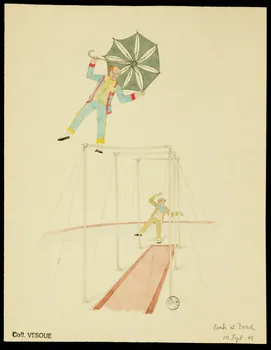 partie d'un ensemble de dessins Toch et tard 1968.102.2753 Photo Mucem