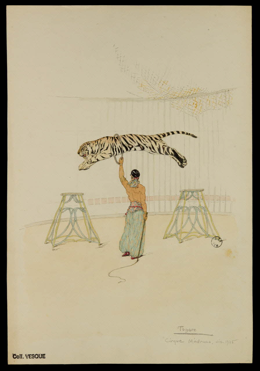 partie d'un ensemble de dessins Togare 1968.102.2756 Photo Mucem