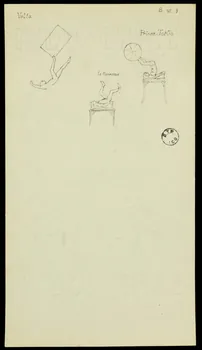 partie d'un ensemble de dessins Volta 1968.102.2760 Photo Mucem