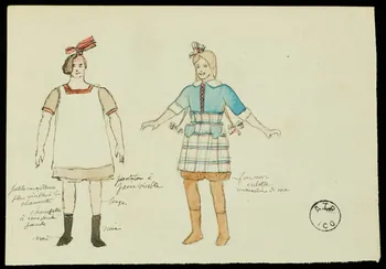 partie d'un ensemble de dessins Tomboys olympia 3817 1968.102.2761.4  Photo Mucem