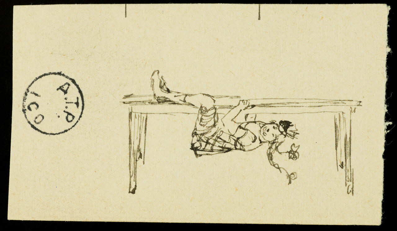 partie d'un ensemble de dessins Tomboy la blonde 1968.102.2761.5 Photo Mucem