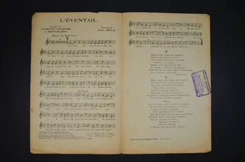 André Montagard ; Jacques Charles ; Fred Mêlé ; Francis F. Salabert chanson petit format Île-de-France, France 1923 1966.158.107 Photo Mucem